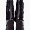 Balmain Black Embossed Sofia Booties in Black - Lyst