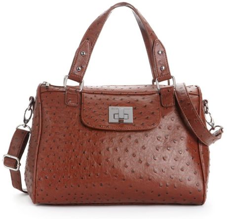 Bcbgeneration Bardot Satchel in Brown (mahogany) - Lyst