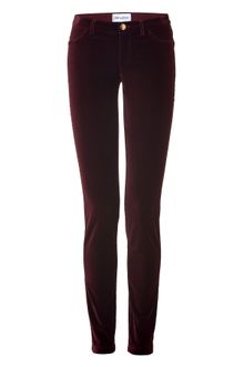 Emilio Pucci Bordeaux Velvet Pants - Lyst