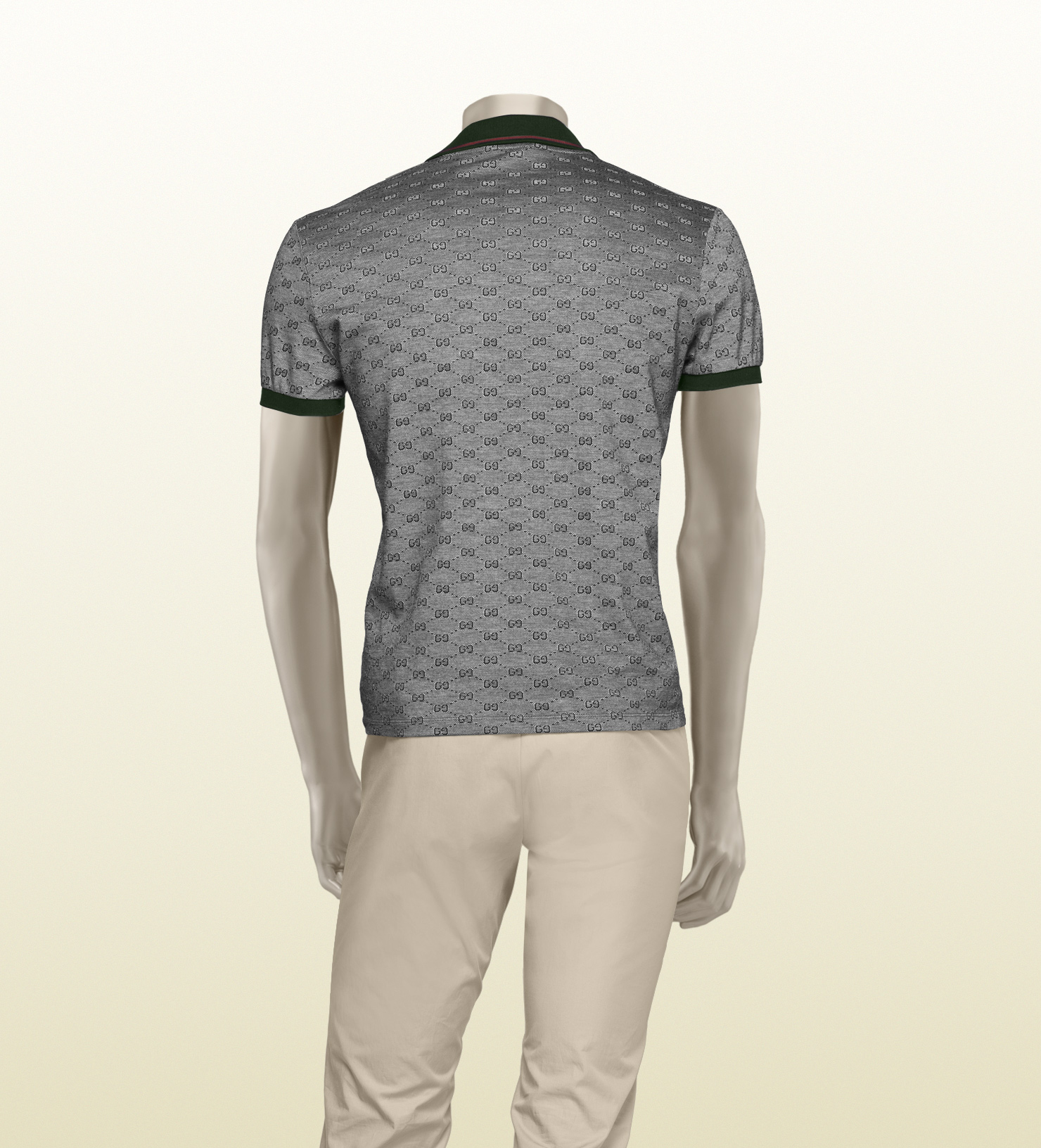 Gucci Gg Jacquard Polo Shirt