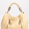 Michael Kors Tonne Leather Hobo in Beige (shell) - Lyst