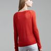 Rag & Bone Longsleeve Beach Top in Red (tangerine) - Lyst