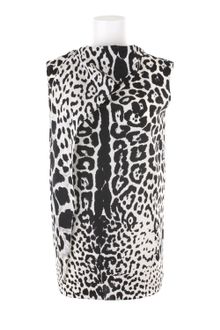 Yves Saint Laurent Leopard Silk Top - Lyst