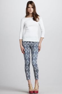 7 For All Mankind Cropped Skinny Jeans Diamond Summer - Lyst
