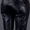 Balmain Leather Capri Trousers in Black - Lyst