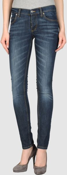 Cheap Monday Denim Pants in Blue - Lyst