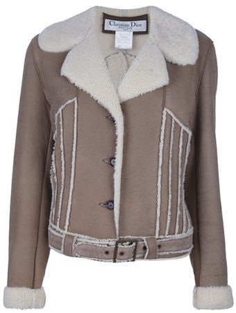 Christian Dior Archive Sheepskin Jacket - Lyst