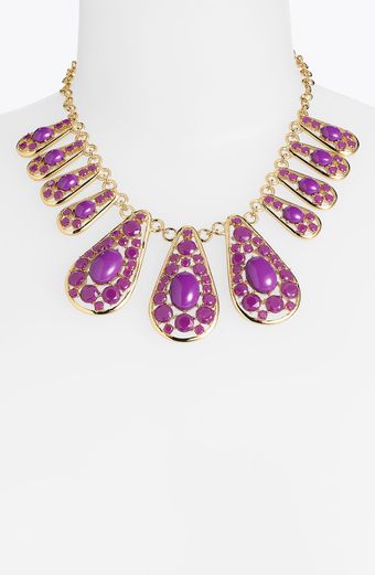 Kate Spade Paisley Park Frontal Necklace - Lyst