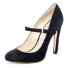 Michael Kors Korsgalli Suede Mary Jane Pump in Black - Lyst