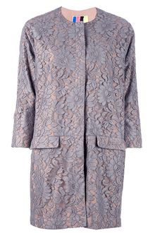 MSGM Floral Lace Coat - Lyst