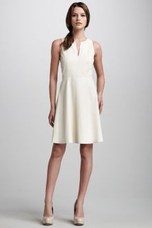 Theory Leather Aline Dress - Lyst