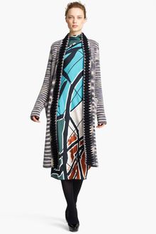 Missoni Long Cashmere Wool Cardigan - Lyst