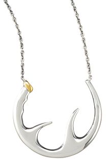 Elizabeth And James Antler Pendant Necklace - Lyst