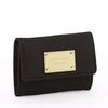 Michael By Michael Kors Jet Set Flap Coin Holder Luggage Black Or Golden in Brown (black) - Lyst