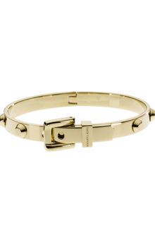 Michael Kors Astor Buckle Bangle Golden - Lyst