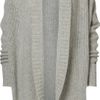 Tommy Hilfiger Olympia Cowl Neck Cardigan in Gray (grey) - Lyst