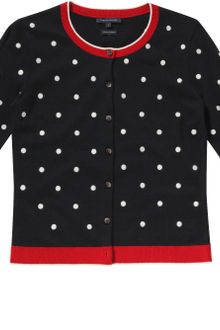 Tommy Hilfiger Omaha Spot Printed Cardigan - Lyst