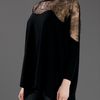 Valentino Lace Detail Top in Black - Lyst