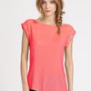 Alice + Olivia Rolledsleeve Tunic Top in Orange (poppy) - Lyst
