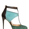 Aquazzura 110mm Suede Calfskin Sandals in Green (multi) - Lyst