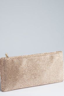 Christian Louboutin  Crystal Embellished Leather Clutch - Lyst