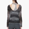 Helmut Lang Charcoal Mohair Blend Pullover in Gray (charcoal) - Lyst
