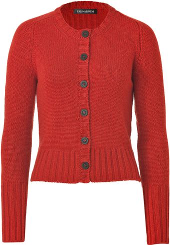 Iris Von Arnim Paprika Martinique Cashmere Cardigan - Lyst