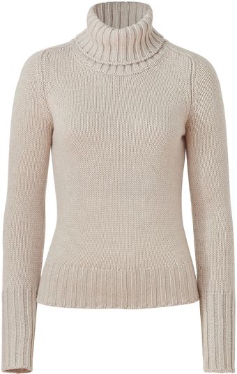 Iris Von Arnim Natural Maya Turtleneck Pullover - Lyst