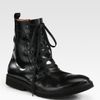 Mcq By Alexander Mcqueen Flap Boot in Black for Men - Lyst