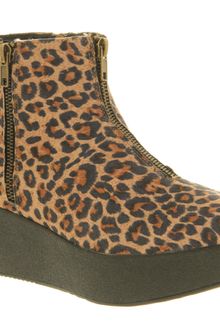 Office Newark Wedge Leopard Microfi - Lyst