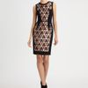 Prabal Gurung Printed Panel Dress in Brown - Lyst