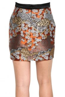 Proenza Schouler Silk Brocade Skirt - Lyst
