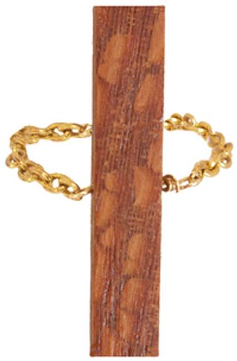 Sophie Monet The Leopard Bar Chain Ring - Lyst