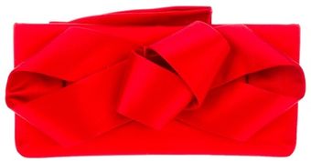 Valentino Bow Detail Clutch - Lyst