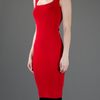 Valentino Sleeveless Dress in Red - Lyst