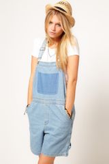 ASOS Collection Asos Denim Dungarees with Shadow Pocket Detail