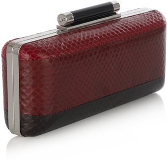 Diane Von Furstenberg Tonda Striped Clutch - Lyst