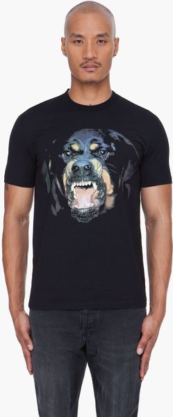 Givenchy Black Rottweiler Print Tshirt - Lyst