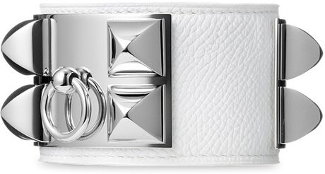 Hermes White Leather Jewellery Bracelets Product Hermes White Leather Jewellery Bracelets Product