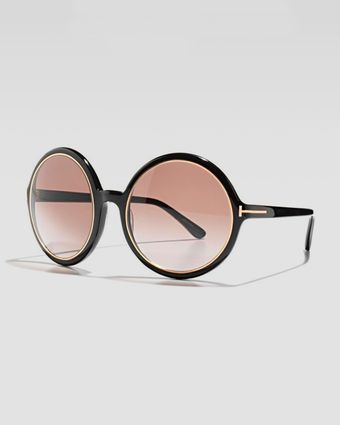 Tom Ford Carrie Oversized Sunglasses - Lyst