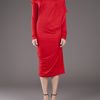 Vivienne Westwood Anglomania Toga Drape Dress in Red - Lyst