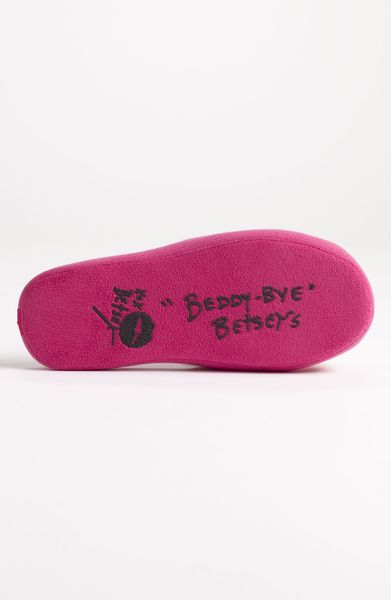 slippers women johnson 'I (vibrant Toe Slippers in  Heart' for  Peep betsey Pink Johnson Betsey  rose