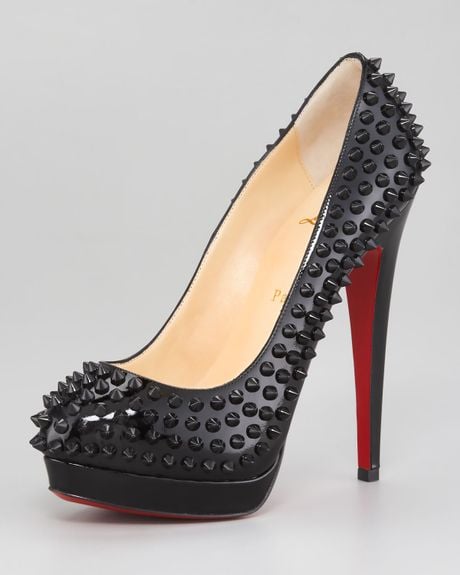 Christian Louboutin Alti Spiked Pump in Black - Lyst