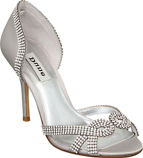 Dune Silver Sandals