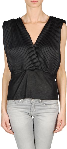 Hussein Chalayan Top in Black - Lyst