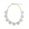 J.crew Crystal Circle Necklace in Gold (crystal) - Lyst