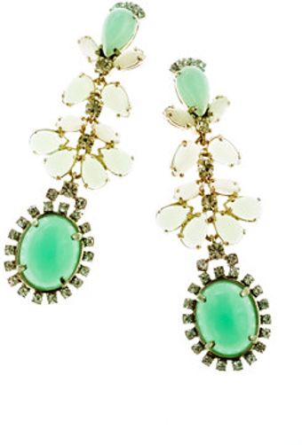 J.Crew Cabochon Fan Earrings - Lyst