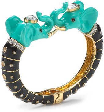 Juicy Couture Exoitc Friends Elephant Bangle - Lyst