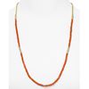 Michael Kors Michael Coral Beaded Necklace 28 in Orange (gold) - Lyst