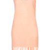 Topshop Coral Fringe Burnout Cover Up in Pink (coral) - Lyst